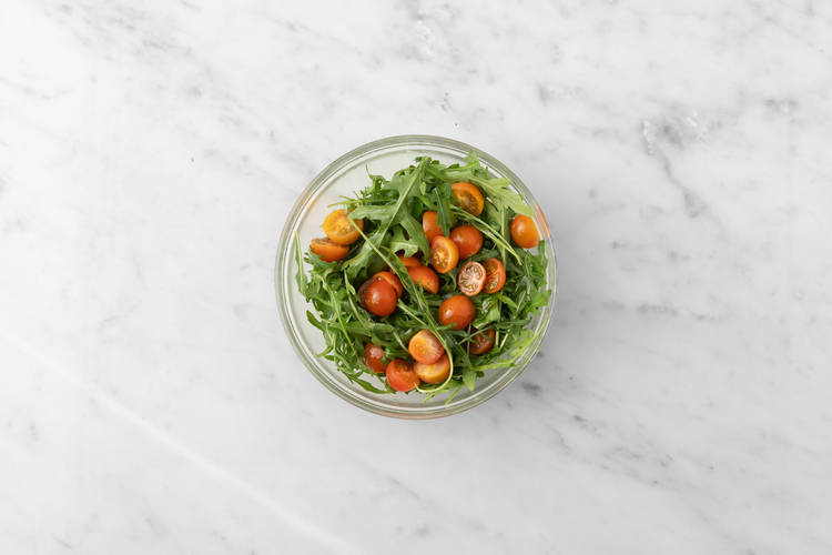Salat mischen