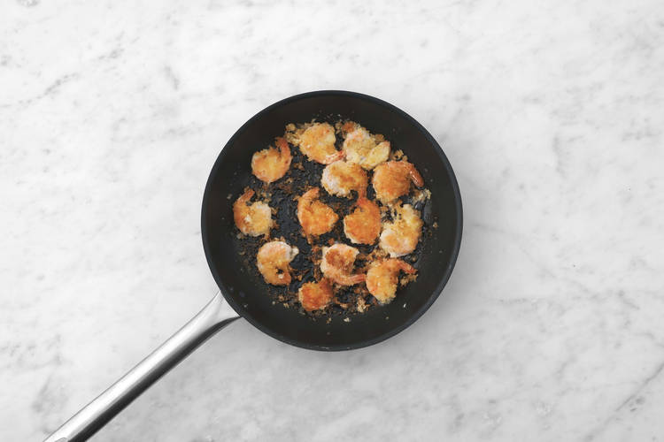 Préparer les crevettes