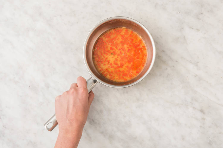 Préparer la sauce aigre-douce