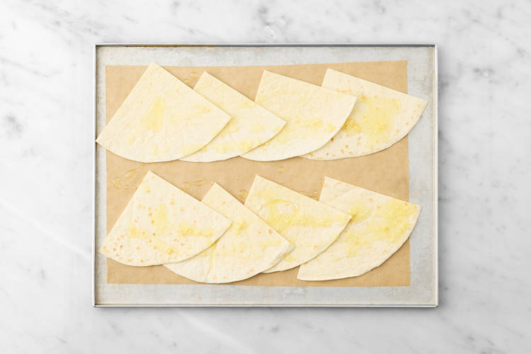 Förbered tortillas