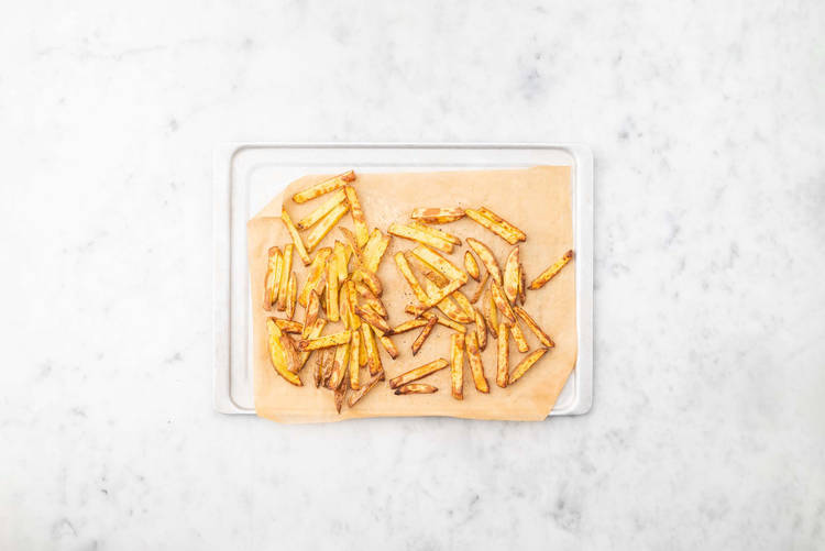 Enfourner les frites