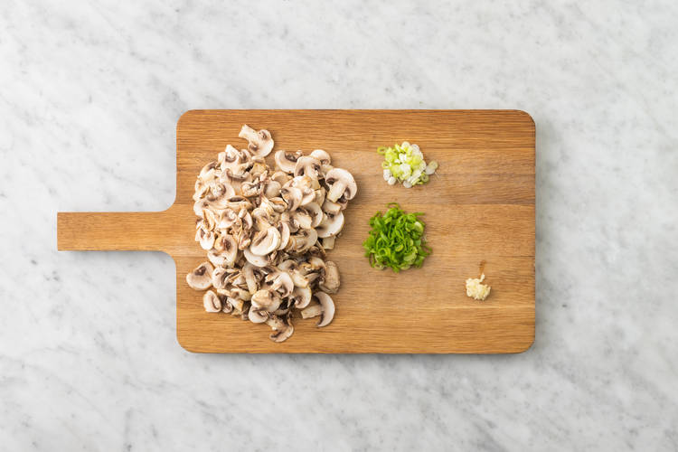Tagliare gli ingredienti