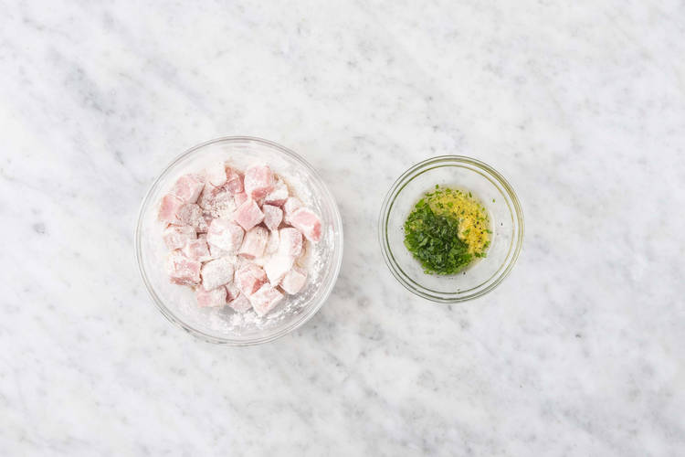 Infarinare i bocconcini