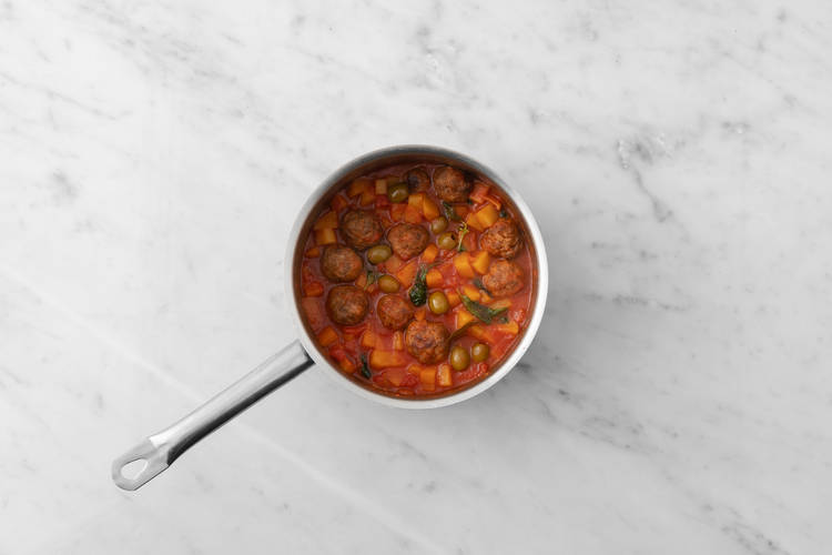 Cuocere le polpette