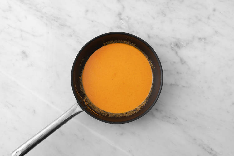 Prepara la salsa