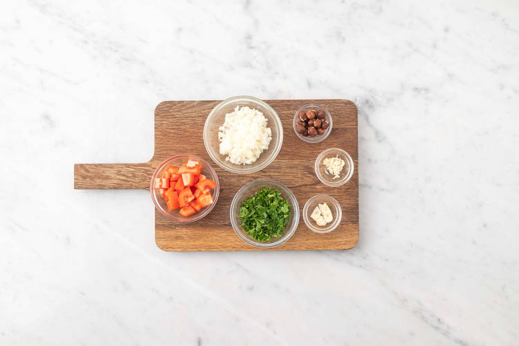 Prepara los ingredientes