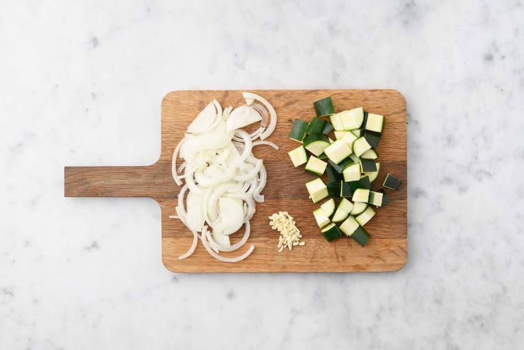 Prepara y cocina las verduras