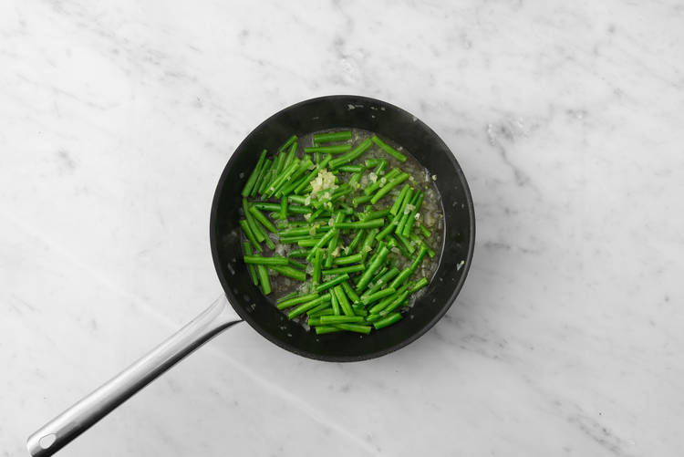 Haricots verts bakken
