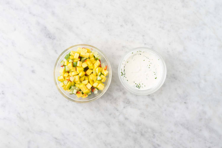 Blanda gräslöksyoghurt
