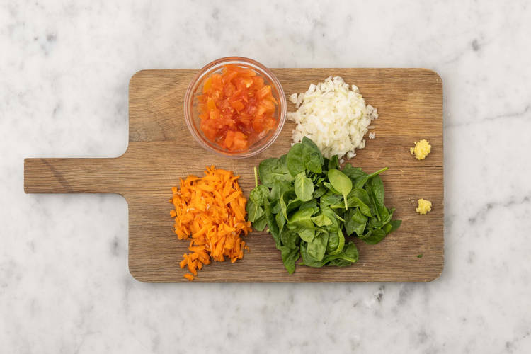 Förbered grönsaker