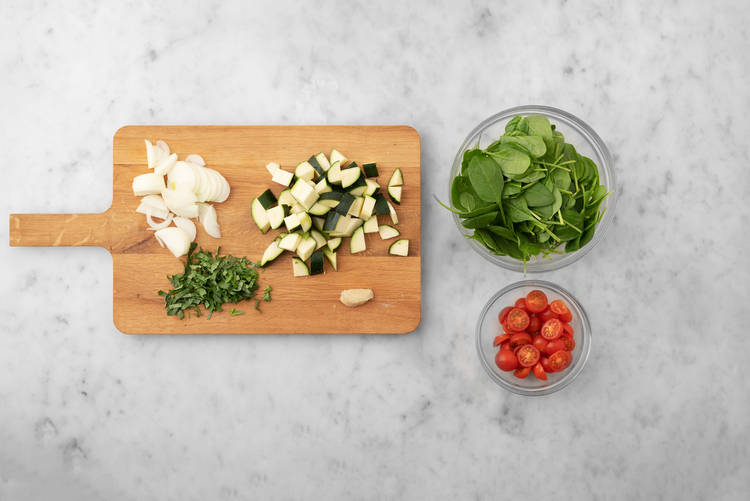 Forbered grøntsager