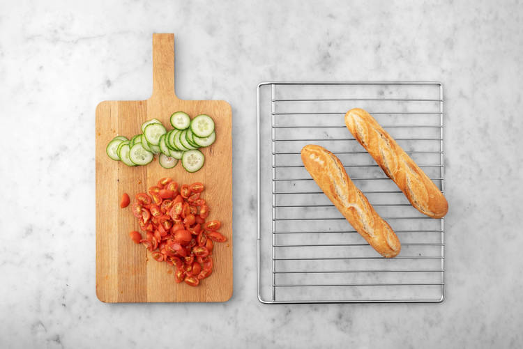 Varm chorizo og brød