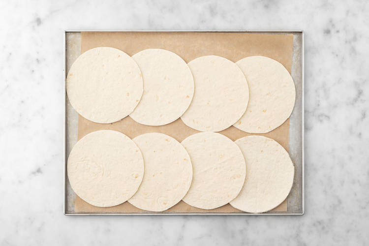 Varm tortillabrød