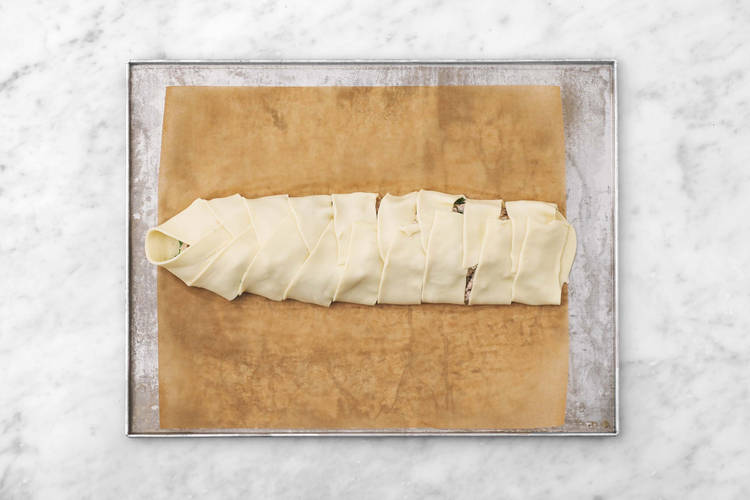 Farcir la pâte feuilletée
