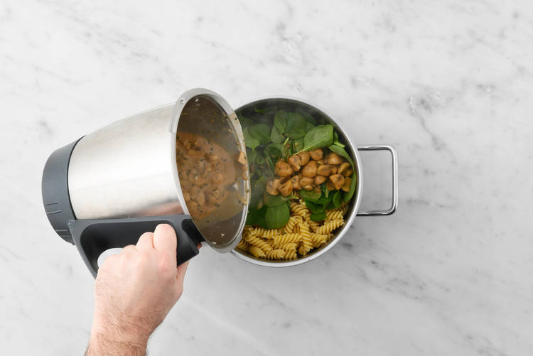 Pasta fertigstellen