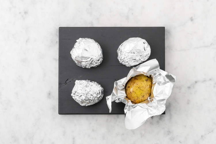 Préparer les pommes de terre