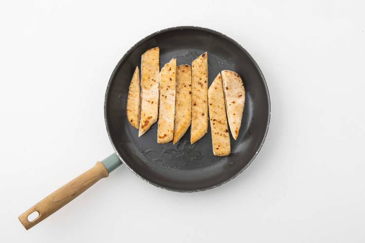 Platbrood bakken