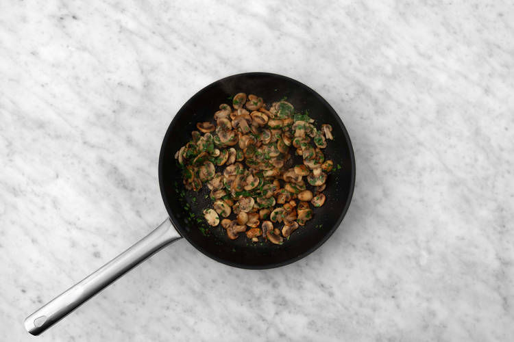 Cuire les champignons