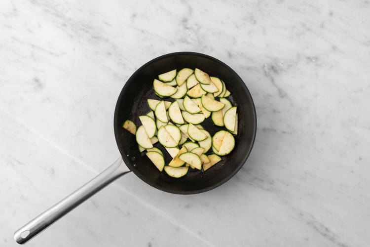 Cuire la courgette