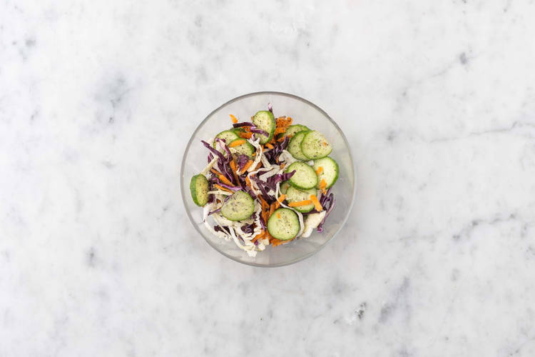 Salade mengen