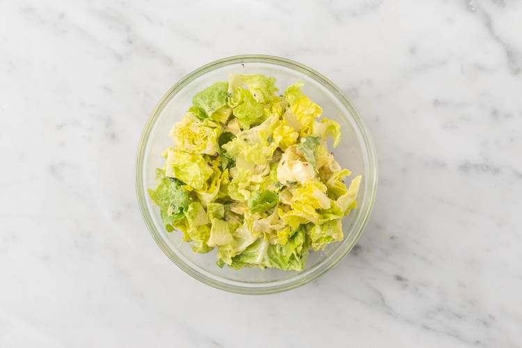 Préparer la salade
