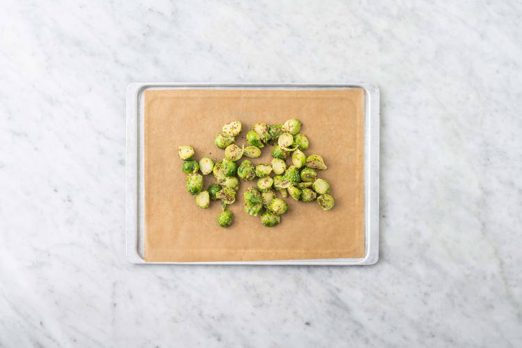 Roast Brussels sprouts