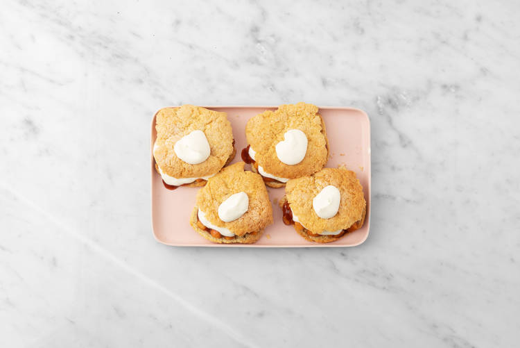 Whip cream and serve