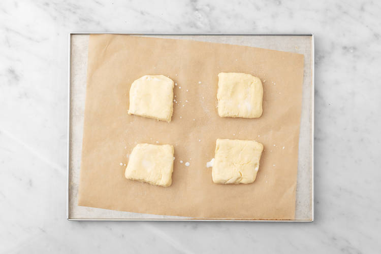 Shape and bake shortcakes