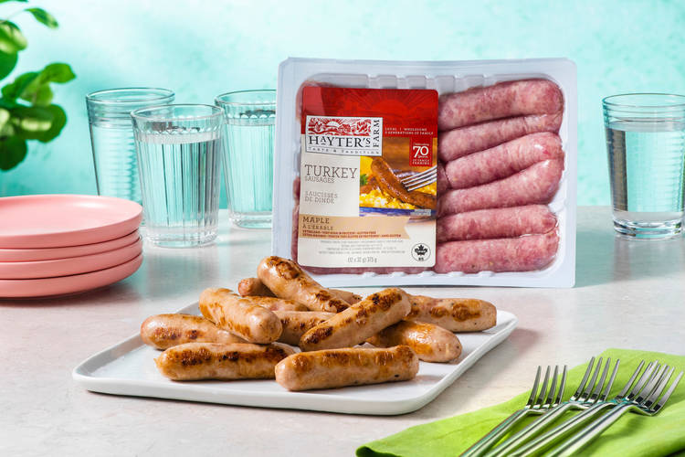 Hayter's Turkey Maple Breakfast Sausages