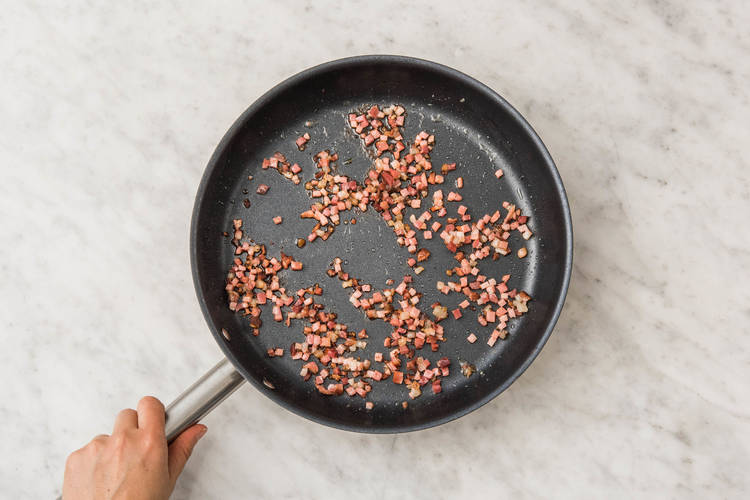 Rosolare il prosciutto