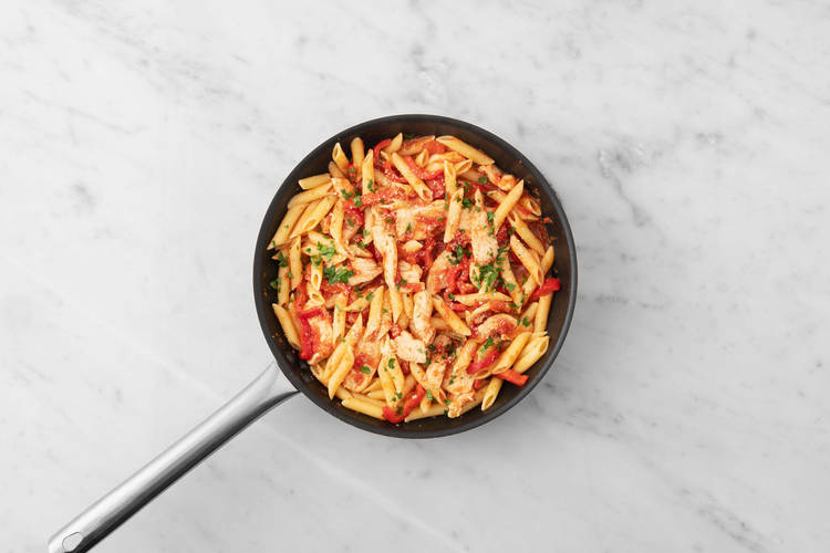Pasta vollenden