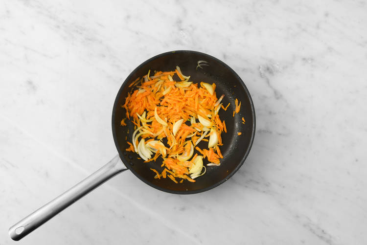Saltea las verduras