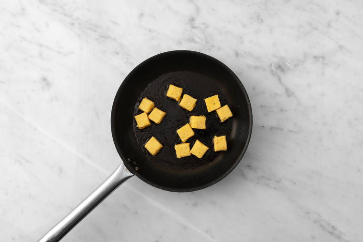 Rosolare la polenta