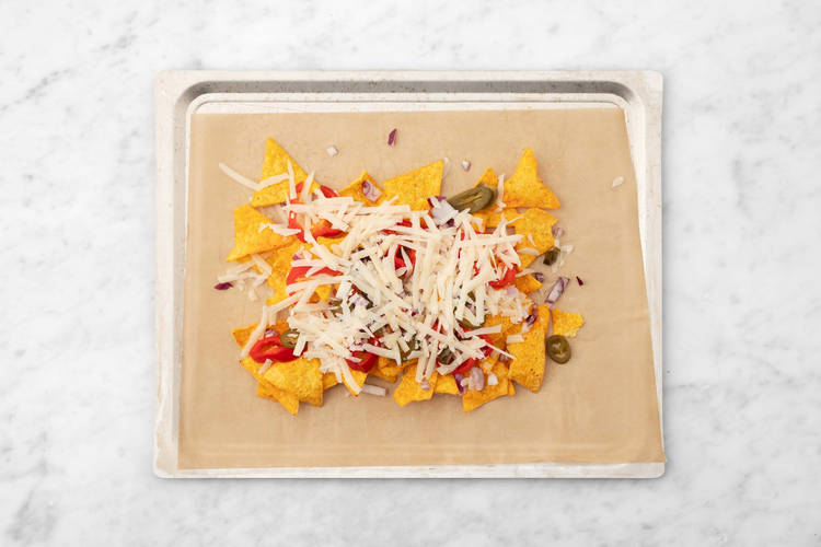 Préparer le plat de nachos
