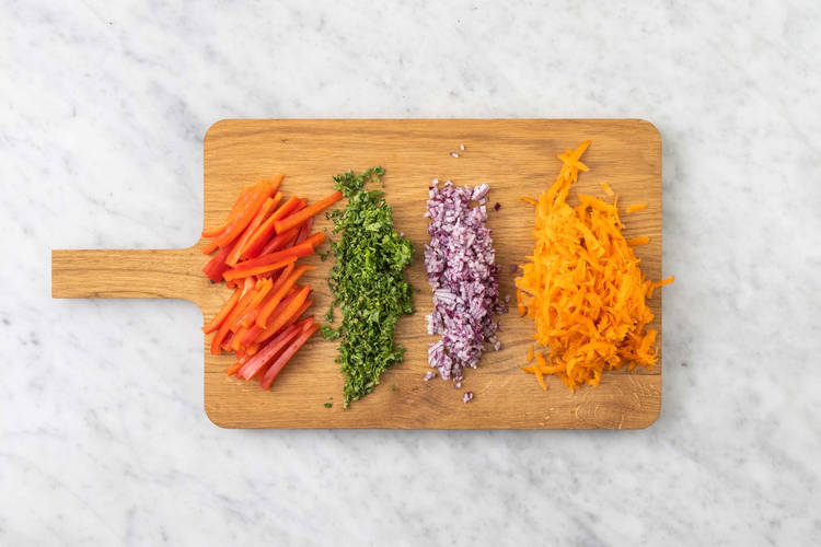 Förbered grönsaker