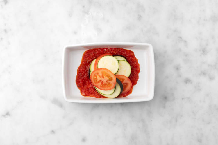 Enfourner la ratatouille