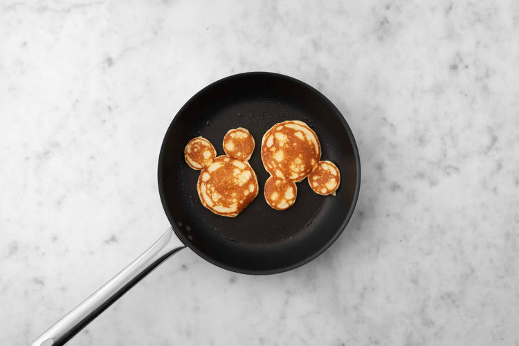 Cuire les pancakes