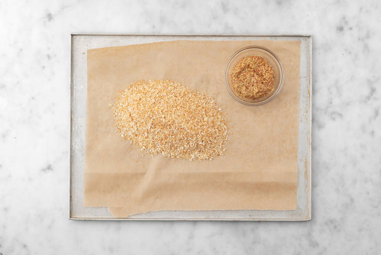 Préparer et griller la garniture