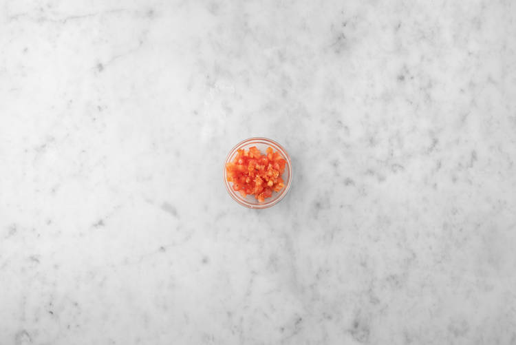 Prep and make salad dressing