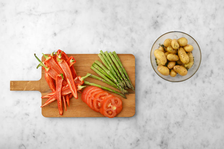 Groenten voorbereiden