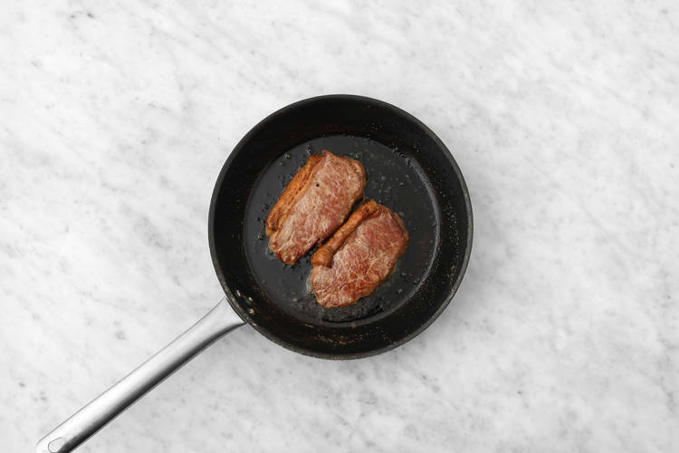 Cuire le steak