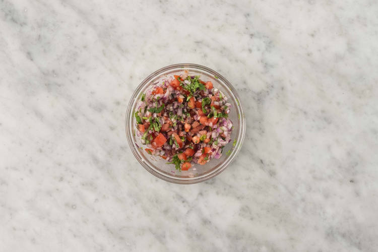 Förbered Pico de Gallo