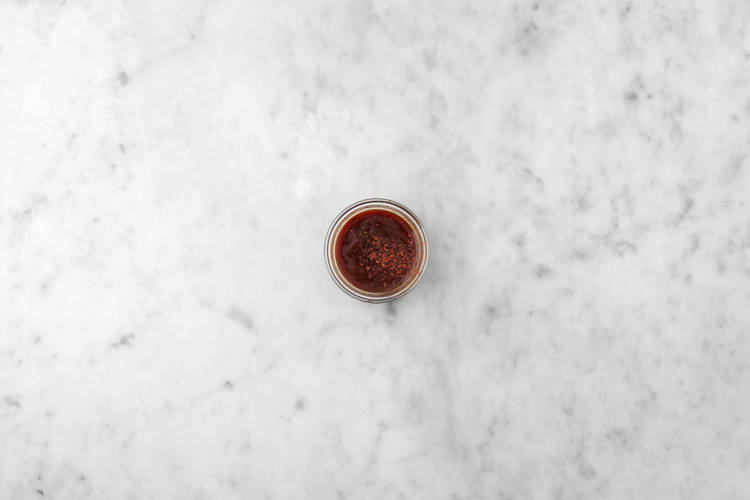 Bland BBQ-sauce