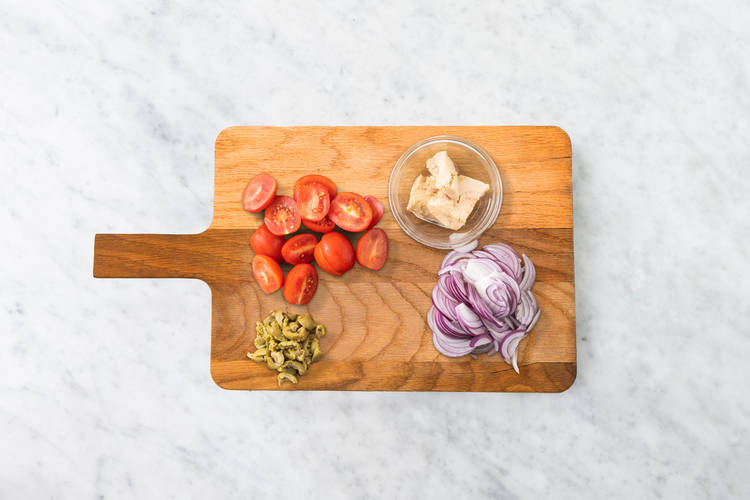 Tagliare gli ingredienti