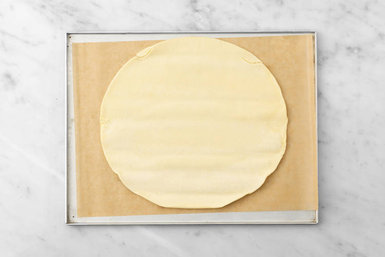 Shape galette and prep