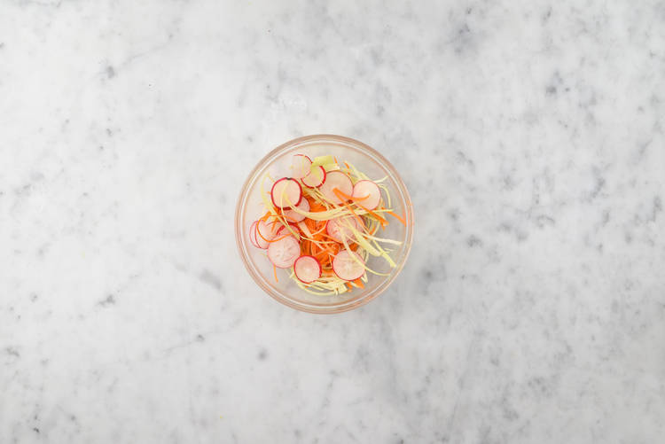 Zoetzure groenten maken