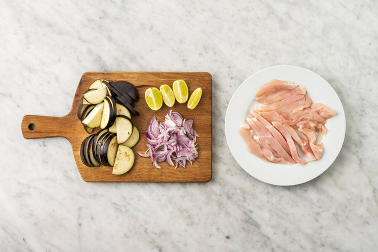 Tagliare gli ingredienti