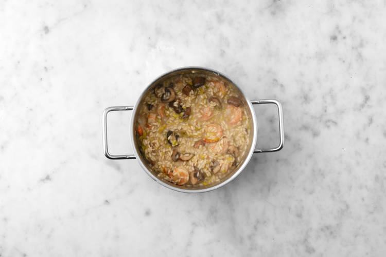 Acaba el risotto