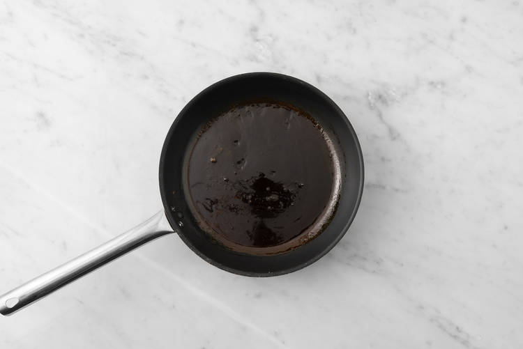 Make soy-butter drizzle