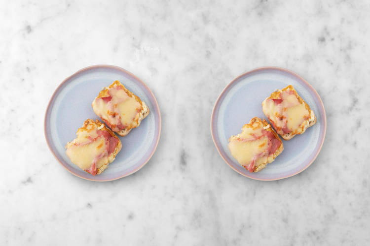 Ham & Cheddar Ciabatta Toast